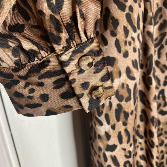 Brand New! Donna Karan Leopard Print Dress Size 8 - Picture 9 of 13